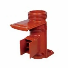 Contact Box Two Way with Shielded-outlet Right